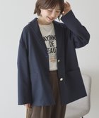 【アメリカンホリック/AMERICAN HOLIC】のオーバーサイズテーラージャケット 人気、トレンドファッション・服の通販 founy(ファニー) ファッション Fashion レディースファッション Fashion for Women アウター Coat / Outerwear Collection レディースジャケット・軽アウター Jackets アメリカン American Style ジャケット Jacket, Outerwear スタイリッシュ Stylish, Fashionable とろみ Fluid, Flowy Fabric ダブル Double, Double-Breasted トレンド Trend, Trending Now ポケット Pocket, Pocket Detail マニッシュ Mannish, Boyish おすすめ Recommended / Our Picks エレガント 上品 Elegant thumbnail Navy|ID: prp329100004863233 ipo3291000000036156472