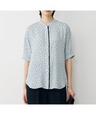 【アイシービー/iCB】の【先行予約・WEB限定カラーあり】BackSatinAmunzen 5分袖バンドカラーブラウス 人気、トレンドファッション・服の通販 founy(ファニー) ファッション Fashion レディースファッション Fashion for Women トップス・カットソー Cut & Sew Tops シャツ・ブラウス・オフィスカジュアル Elegant Blouses & Button-Ups 春 Spring 今季 This Season, Current Season サテン Satin, Glossy Fabric 定番 Standard, Basic Item 人気 Popular, Best Seller プリント Print, Printed Pattern ワーク Workwear, Utility Style S/S・春夏 SS, Spring/Summer, Warm Season 夏 Summer 2026年 2026 thumbnail サックスグレー×モチーフドット柄|ID: prp329100004863293 ipo3291000000036156655