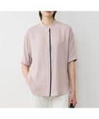 【アイシービー/iCB】の【先行予約・WEB限定カラーあり】BackSatinAmunzen 5分袖バンドカラーブラウス 人気、トレンドファッション・服の通販 founy(ファニー) ファッション Fashion レディースファッション Fashion for Women トップス・カットソー Cut & Sew Tops シャツ・ブラウス・オフィスカジュアル Elegant Blouses & Button-Ups 春 Spring 今季 This Season, Current Season サテン Satin, Glossy Fabric 定番 Standard, Basic Item 人気 Popular, Best Seller プリント Print, Printed Pattern ワーク Workwear, Utility Style S/S・春夏 SS, Spring/Summer, Warm Season 夏 Summer 2026年 2026 thumbnail ヘイズピンク|ID: prp329100004863293 ipo3291000000036156673