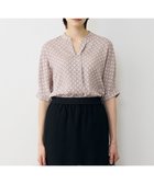 【アイシービー/iCB】の【先行予約・WEB限定】BackSatinAmunzen 5分袖キーネックブラウス 人気、トレンドファッション・服の通販 founy(ファニー) ファッション Fashion レディースファッション Fashion for Women トップス・カットソー Cut & Sew Tops シャツ・ブラウス・オフィスカジュアル Elegant Blouses & Button-Ups 春 Spring 今季 This Season, Current Season サテン Satin, Glossy Fabric 人気 Popular, Best Seller プリント Print, Printed Pattern ワーク Workwear, Utility Style S/S・春夏 SS, Spring/Summer, Warm Season 夏 Summer エレガント 上品 Elegant 2026年 2026 thumbnail ヘイズピンク×スクエアビット柄|ID: prp329100004863370 ipo3291000000036156991