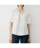 【アイシービー/iCB】の【先行予約】BackSatinAmunzen 5分袖配色ボウタイブラウス 人気、トレンドファッション・服の通販 founy(ファニー) ファッション Fashion レディースファッション Fashion for Women トップス・カットソー Cut & Sew Tops シャツ・ブラウス・オフィスカジュアル Elegant Blouses & Button-Ups 春 Spring 今季 This Season, Current Season サテン Satin, Glossy Fabric トリミング Trimming, Decorative Edge ドット Polka Dot, Dot Pattern 人気 Popular, Best Seller プリント Print, Printed Pattern モチーフ Motif, Design Theme S/S・春夏 SS, Spring/Summer, Warm Season おすすめ Recommended / Our Picks 夏 Summer エレガント 上品 Elegant セレモニー Ceremony ビジネス 仕事 通勤 Business / Work / Commuting 2026年 2026 thumbnail オフホワイト|ID: prp329100004863388 ipo3291000000036157128