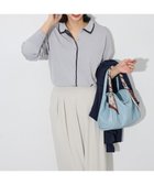 【グリーンパークス/Green Parks】のここちニット衿付き配色プルオーバー Gray|ID: prp329100004863400 ipo3291000000036157211