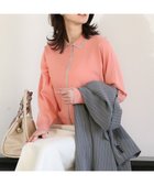 【グリーンパークス/Green Parks】のここちニット衿付き配色プルオーバー Pink|ID: prp329100004863400 ipo3291000000036157221