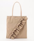 【組曲/KUMIKYOKU】のラッフルラインフラットトート 人気、トレンドファッション・服の通販 founy(ファニー) ファッション Fashion レディースファッション Fashion for Women バッグ Bags シンプル Simple, Minimal フェミニン Feminine, Girly フォルム Silhouette, Form フラット Flat, Flat Shoes フリル Frill, Ruffle ラッフル Ruffle, Frill 軽量 Lightweight, Ultra Light thumbnail ベージュ系|ID: prp329100004863451 ipo3291000000036157481