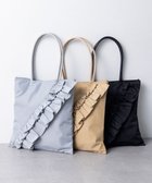 【組曲/KUMIKYOKU】のラッフルラインフラットトート 人気、トレンドファッション・服の通販 founy(ファニー) ファッション Fashion レディースファッション Fashion for Women バッグ Bags シンプル Simple, Minimal フェミニン Feminine, Girly フォルム Silhouette, Form フラット Flat, Flat Shoes フリル Frill, Ruffle ラッフル Ruffle, Frill 軽量 Lightweight, Ultra Light thumbnail ブルーグレー系|ID: prp329100004863451 ipo3291000000036157487