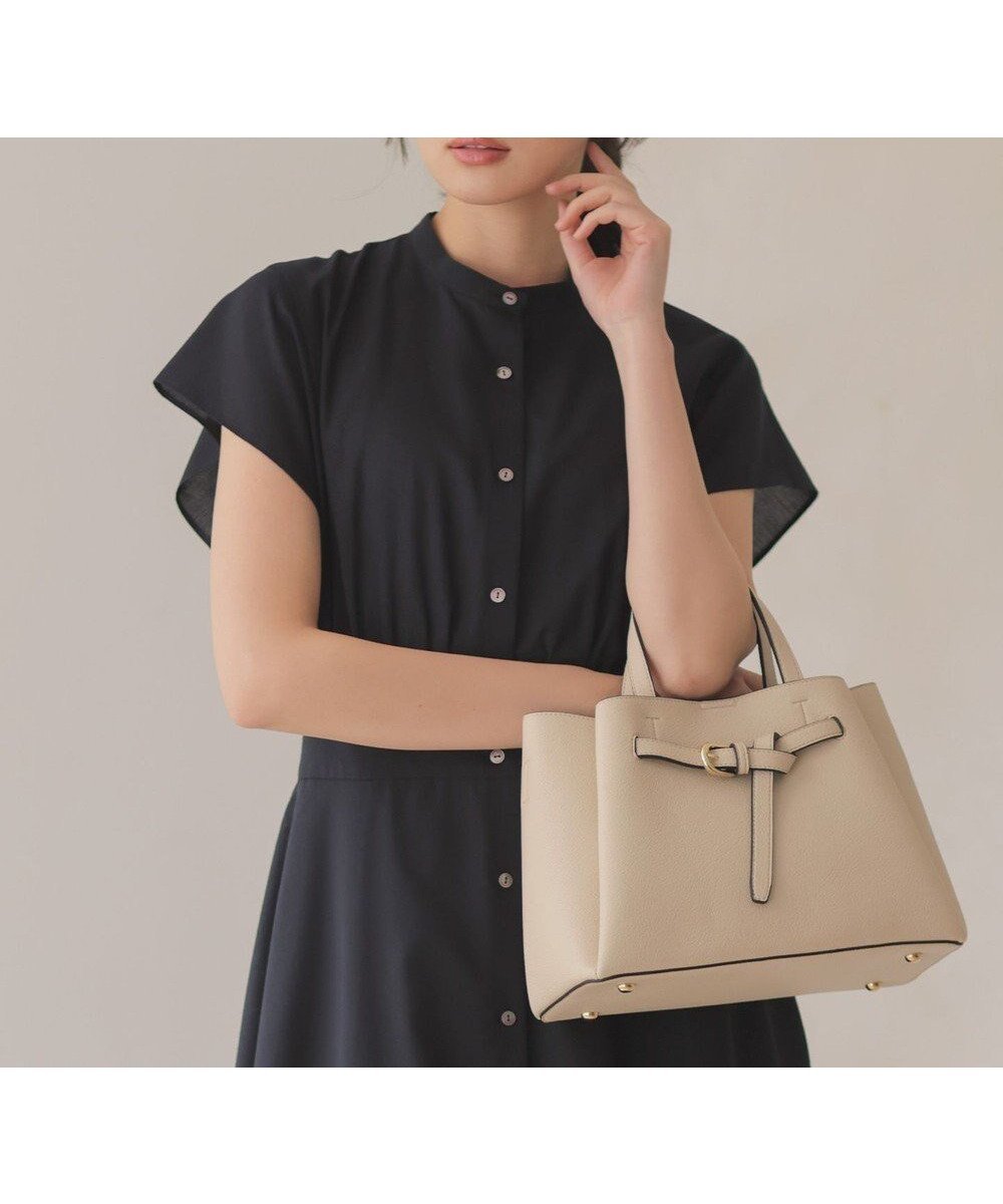 【組曲/KUMIKYOKU】のフロントベルト2WAYハンド バッグ 人気、トレンドファッション・服の通販 founy(ファニー) 　ファッション　Fashion　レディースファッション　Fashion for Women　バッグ　Bags　ベルト&ウエストマーク　Belts & Waist Accessories　コンパクト　Compact, Small Size　シンプル　Simple, Minimal　ハンド　Hand, Handmade　フロント　Front, Front Design　モダン　Modern, Contemporary　エレガント 上品　Elegant　 other-1|ID: prp329100004863477 ipo3291000000036157563