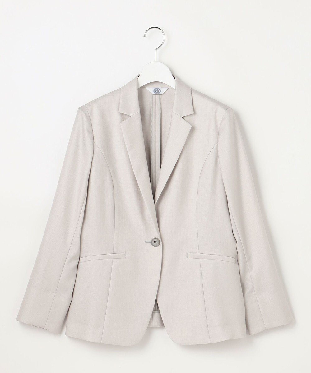 【ジェイ プレス/J.PRESS】のOXIJEWEL ストレッチ テーラード ジャケット インテリア・キッズ・メンズ・レディースファッション・服の通販 founy(ファニー) ファッション Fashion レディースファッション Fashion for Women アウター Coat / Outerwear Collection レディースジャケット・軽アウター Jackets テーラードジャケット / 通勤・きれいめスタイル Tailored Jackets & Blazers インナー Innerwear ウォッシャブル Machine Washable 春 Spring カッティング Cutting Detail カーディガン Cardigan, Knitwear 吸水 Absorbent, Quick-Dry ジャケット Jacket, Outerwear ストレッチ Stretch, Stretchy Fabric テーラード Tailored, Tailored Fit ドレープ Drape, Draping Fabric 定番 Standard, Basic Item ベーシック Basic, Essential S/S・春夏 SS, Spring/Summer, Warm Season 夏 Summer ビジネス 仕事 通勤 Business / Work / Commuting ライトグレー系|ID: prp329100004863503 ipo3291000000036157769