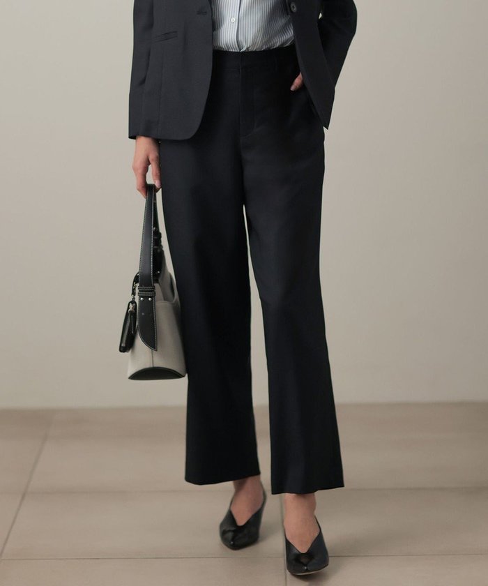 【ジェイ プレス/J.PRESS】のOXIJEWEL ストレッチ ストレート パンツ インテリア・キッズ・メンズ・レディースファッション・服の通販 founy(ファニー) https://founy.com/ ファッション Fashion レディースファッション Fashion for Women パンツ Pants & Trousers ウォッシャブル Machine Washable シンプル Simple, Minimal ストレッチ Stretch, Stretchy Fabric ストレート Straight, Straight Cut ドレープ Drape, Draping Fabric ビジネス 仕事 通勤 Business / Work / Commuting ベーシック Basic, Essential 吸水 Absorbent, Quick-Dry 夏 Summer 春 Spring S/S・春夏 SS, Spring/Summer, Warm Season |ID: prp329100004863505 ipo3291000000036157838