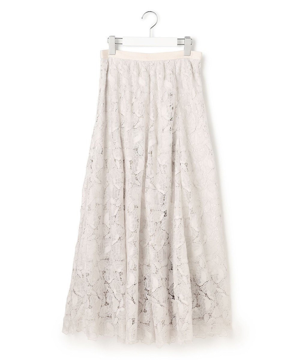 【23区/NIJYUSANKU】の【GOLD LABEL】BROCHEレース フレアスカート インテリア・キッズ・メンズ・レディースファッション・服の通販 founy(ファニー) 　ファッション　Fashion　レディースファッション　Fashion for Women　スカート　Skirts　Aライン・フレアスカート　A-Line & Flared Skirts　春　Spring　コレクション　Collection, Seasonal Line　シンプル　Simple, Minimal　スマート　Smart, Elegant　フラワー　Flower, Floral　フレア　Flare, Flared　レース　Lace, Lace Fabric　S/S・春夏　SS, Spring/Summer, Warm Season　おすすめ　Recommended / Our Picks　夏　Summer　エレガント 上品　Elegant　2026年　2026　ベージュ系|ID: prp329100004863514 ipo3291000000036158139