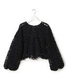 【23区/NIJYUSANKU】の【GOLD LABEL】チュールエンブロイダリー フラワーモチーフ 2WAYブラウス 人気、トレンドファッション・服の通販 founy(ファニー) ファッション Fashion レディースファッション Fashion for Women トップス・カットソー Cut & Sew Tops シャツ・ブラウス・オフィスカジュアル Elegant Blouses & Button-Ups 花柄・フラワープリント・モチーフ Floral Prints & Motifs / Flower Pattern Tops 春 Spring コレクション Collection, Seasonal Line シンプル Simple, Minimal スマート Smart, Elegant チュール Tulip, Tulip Motif デニム Denim, Jeans Material フェミニン Feminine, Girly フラワー Flower, Floral モチーフ Motif, Design Theme リボン Ribbon, Bow S/S・春夏 SS, Spring/Summer, Warm Season 夏 Summer エレガント 上品 Elegant 2026年 2026 thumbnail ブラック系|ID: prp329100004863524 ipo3291000000036158349