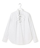 【23区/NIJYUSANKU】の【GOLD LABEL】コットンニドム リボンデザイン ブラウス 人気、トレンドファッション・服の通販 founy(ファニー) ファッション Fashion レディースファッション Fashion for Women トップス・カットソー Cut & Sew Tops シャツ・ブラウス・オフィスカジュアル Elegant Blouses & Button-Ups インナー Innerwear 春 Spring コレクション Collection, Seasonal Line シンプル Simple, Minimal ジャケット Jacket, Outerwear スマート Smart, Elegant とろみ Fluid, Flowy Fabric タフタ Taffeta, Structured Fabric リボン Ribbon, Bow S/S・春夏 SS, Spring/Summer, Warm Season 夏 Summer エレガント 上品 Elegant 2026年 2026 thumbnail オフストライプ|ID: prp329100004863525 ipo3291000000036158392