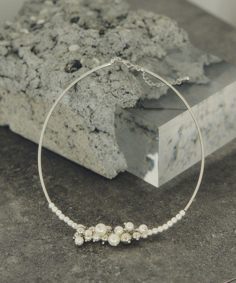 【イェッカ ヴェッカ/YECCA VECCA】のパールMIXパイプネックレス インテリア・キッズ・メンズ・レディースファッション・服の通販 founy(ファニー) ファッション Fashion レディースファッション Fashion for Women ジュエリー Jewelry ネックレス Necklaces & Pendants おすすめ Recommended / Our Picks アクセサリー Fashion Accessories ギフト プレゼント Gift / Present スタイリッシュ Stylish, Fashionable ネックレス Necklace, Pendant Necklace パール Pearl, Pearl Accent フェミニン Feminine, Girly メタル Metal, Metal Parts Silver|ID: prp329100004863549 ipo3291000000036158987