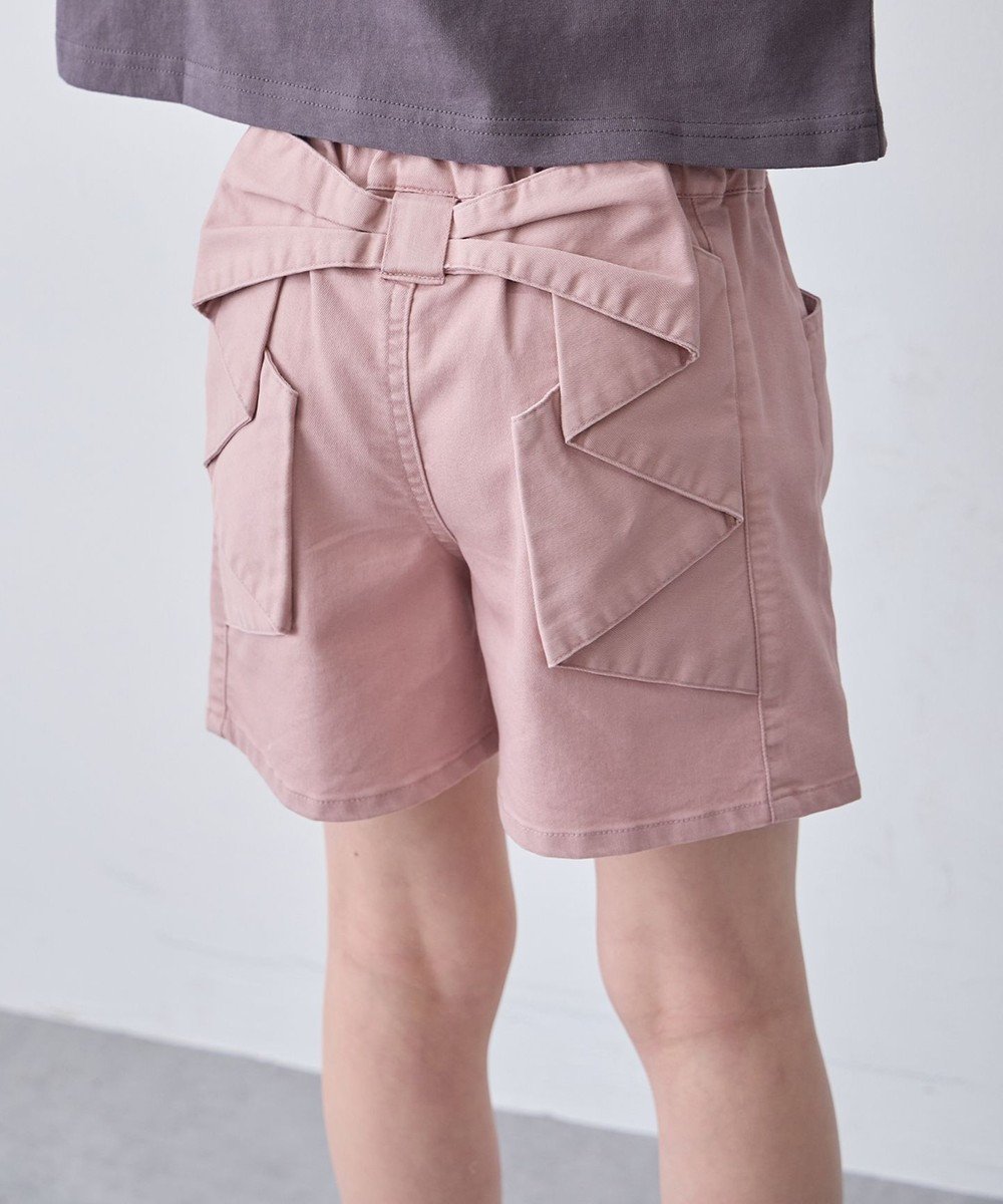 【エニィ/ANY / KIDS】の【洗濯機可能】バックリボン ショートパンツ インテリア・キッズ・メンズ・レディースファッション・服の通販 founy(ファニー) 　ファッション　Fashion　キッズファッション　Fashion for Kids　ボトムス　Bottoms　ショート　Short, Short Length　ポケット　Pocket, Pocket Detail　リボン　Ribbon, Bow　ロング　Long, Long-Length　夏　Summer　春　Spring　S/S・春夏　SS, Spring/Summer, Warm Season　ピンク|ID: prp329100004863636 ipo3291000000036176372
