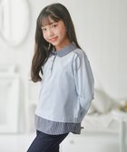 【組曲 / KIDS/KUMIKYOKU】の【110-140㎝】 ミニチェック レイヤードトップス 人気、トレンドファッション・服の通販 founy(ファニー) ファッション Fashion キッズファッション Fashion for Kids トップス・カットソー Cut & Sew Tops おすすめ Recommended / Our Picks カットソー Cut and Sewn Top キュロット Culottes, Wide Shorts スリット Slit, Slit Detail セットアップ Set-Up, Coordinated Outfit チェック Check, Plaid, Tartan プリーツ Pleats, Pleated エレガント 上品 Elegant 夏 Summer 春 Spring S/S・春夏 SS, Spring/Summer, Warm Season thumbnail サックスブルー|ID: prp329100004863639 ipo3291000000036176411