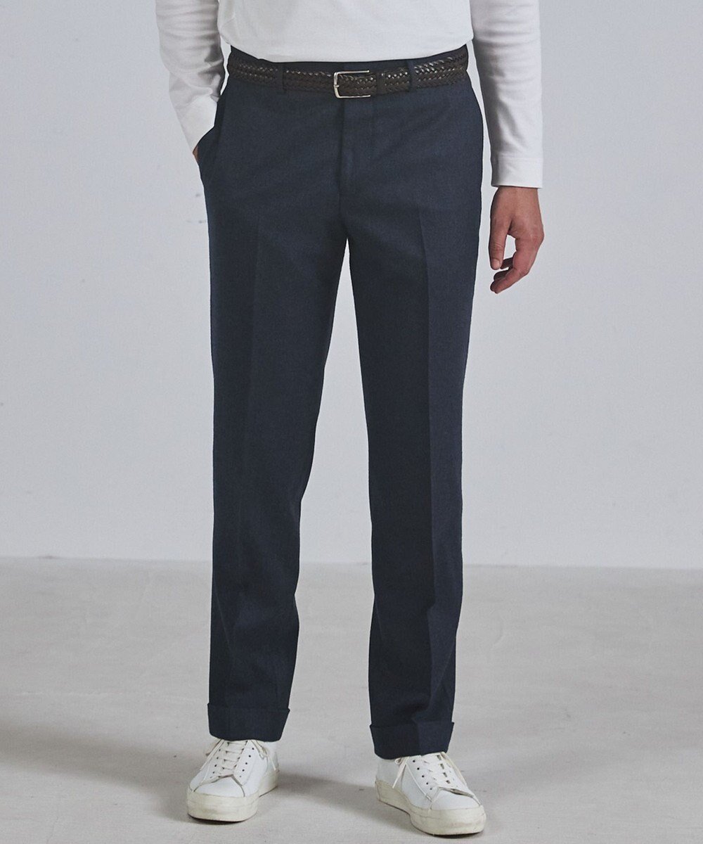 【五大陸/gotairiku / MEN】の【保温性/ストレッチ/シワになりにくい】サキソニーストレッチパンツ_ノータック(25年モデル) 人気、トレンドファッション・服の通販 founy(ファニー) 　ファッション　Fashion　メンズファッション　Fashion for Men　ボトムス　Bottoms　ストレッチ　Stretch, Stretchy Fabric　テーパード　Tapered, Tapered Pants　レギュラー　Regular, Standard Fit　人気　Popular, Best Seller　冬　Winter / This Winter　A/W・秋冬　Autumn/Winter　 other-1|ID: prp329100004863650 ipo3291000000036176535