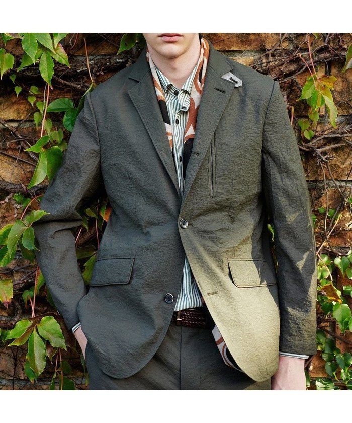 【ジョセフ アブード/JOSEPH ABBOUD / MEN】の【ストレッチ/7ポケット】ハイパワーピケストレッチアクティブレジャー ジャケット 26SSモデル インテリア・キッズ・メンズ・レディースファッション・服の通販 founy(ファニー) https://founy.com/ ファッション Fashion メンズファッション Fashion for Men アウター Men's Coats Outerwear ブルゾンジャケット / カジュアルアウター Bomber Jackets & Blousons 春 Spring 軽量 Lightweight, Ultra Light ジャケット Jacket, Outerwear ストレッチ Stretch, Stretchy Fabric ブルゾン Blouson, Bomber Jacket プリント Print, Printed Pattern ポケット Pocket, Pocket Detail S/S・春夏 SS, Spring/Summer, Warm Season おすすめ Recommended / Our Picks 夏 Summer 旅行 Travel 2026年 2026 |ID: prp329100004863654 ipo3291000000036176656