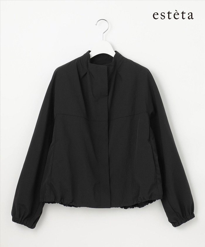 【23区/NIJYUSANKU】の【エステータ】エンシュクライト ジップブルゾン インテリア・キッズ・メンズ・レディースファッション・服の通販 founy(ファニー) https://founy.com/ ファッション Fashion レディースファッション Fashion for Women アウター Coat / Outerwear Collection レディースジャケット・軽アウター Jackets ブルゾンジャケット・スポーティアウター Blouson Jackets ヴィンテージ Vintage Style 春 Spring 軽量 Lightweight, Ultra Light ジャケット Jacket, Outerwear スポーティ Sporty, Casual Athletic ドローストリング Drawstring, Pull Cord パターン Pattern, Design Print フォルム Silhouette, Form フロント Front, Front Design ブルゾン Blouson, Bomber Jacket S/S・春夏 SS, Spring/Summer, Warm Season おすすめ Recommended / Our Picks 夏 Summer |ID: prp329100004863658 ipo3291000000036176827