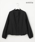 【23区/NIJYUSANKU】の【エステータ】エンシュクライト ジップブルゾン 人気、トレンドファッション・服の通販 founy(ファニー) ファッション Fashion レディースファッション Fashion for Women アウター Coat / Outerwear Collection レディースジャケット・軽アウター Jackets ブルゾンジャケット・スポーティアウター Blouson Jackets ヴィンテージ Vintage Style 春 Spring 軽量 Lightweight, Ultra Light ジャケット Jacket, Outerwear スポーティ Sporty, Casual Athletic ドローストリング Drawstring, Pull Cord パターン Pattern, Design Print フォルム Silhouette, Form フロント Front, Front Design ブルゾン Blouson, Bomber Jacket S/S・春夏 SS, Spring/Summer, Warm Season おすすめ Recommended / Our Picks 夏 Summer thumbnail ブラック系|ID: prp329100004863658 ipo3291000000036176830