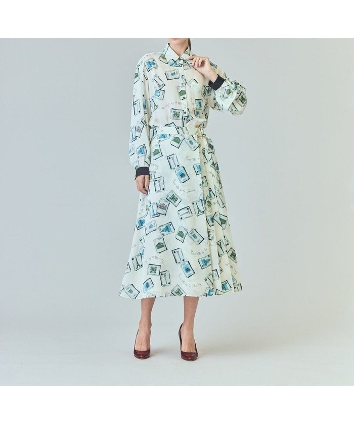 【グレース コンチネンタル/GRACE CONTINENTAL】のトランププリントラップスカート インテリア・キッズ・メンズ・レディースファッション・服の通販 founy(ファニー) https://founy.com/ ファッション Fashion レディースファッション Fashion for Women スカート Skirts おすすめ Recommended / Our Picks アシンメトリー Asymmetrical Style セットアップ Set-Up, Coordinated Outfit ツイル Twist, Twisted Detail プリント Print, Printed Pattern プリーツ Pleats, Pleated モチーフ Motif, Design Theme ラップ Wrap, Wrap Design ヴィンテージ Vintage Style エレガント 上品 Elegant 夏 Summer 春 Spring S/S・春夏 SS, Spring/Summer, Warm Season |ID: prp329100004863668 ipo3291000000036177021