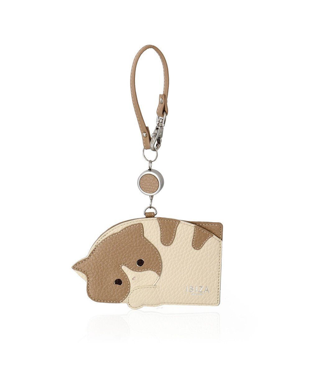 【イビサ/IBIZA】のアニマーダ 牛革 リール付きパスケース 人気、トレンドファッション・服の通販 founy(ファニー) 　ファッション　Fashion　レディースファッション　Fashion for Women　ミニ財布・二つ折り財布　Wallets & Card Cases　シンプル　Simple, Minimal　財布　Wallet, Purse　ネコ　Cat, Feline Motif　人気　Popular, Best Seller　ポケット　Pocket, Pocket Detail　モチーフ　Motif, Design Theme　リラックス　Relax, Relaxed Fit　おすすめ　Recommended / Our Picks　ギフト プレゼント　Gift / Present　 other-1|ID: prp329100004863669 ipo3291000000036177035