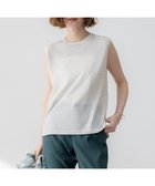 【23区/NIJYUSANKU】の【CanCam10月号掲載/新色追加】シャイニーシアー ノースリーブ ニット アイボリー系|ID: prp329100004863676 ipo3291000000036177206