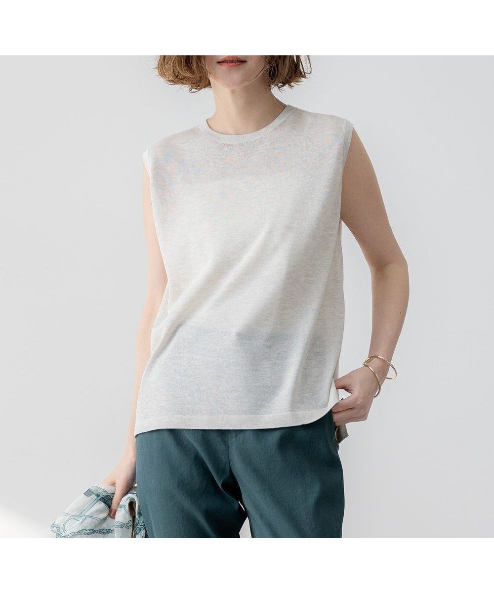 【23区/NIJYUSANKU】の【CanCam10月号掲載/新色追加】シャイニーシアー ノースリーブ ニット インテリア・キッズ・メンズ・レディースファッション・服の通販 founy(ファニー) 雑誌掲載アイテム Magazine Picks & Fashion Features ファッション雑誌 Fashion Magazines キャンキャン CanCam ファッション Fashion レディースファッション Fashion for Women トップス・カットソー Cut & Sew Tops ニット Knit Tops & Sweaters キャミソール&ノースリーブ Camisoles & Sleeveless Tops インナー Innerwear 春 Spring キャミソール Camisole, Spaghetti Strap Top コンパクト Compact, Small Size 10月号 October Issue シンプル Simple, Minimal セーター Sweater, Knitwear 雑誌 Magazine, Fashion Magazine ノースリーブ Sleeveless, No-Sleeve 人気 Popular, Best Seller ベーシック Basic, Essential S/S・春夏 SS, Spring/Summer, Warm Season 夏 Summer 旅行 Travel 2025年 2025 2025春夏・S/S Spring/Summer 2025 SS25 アイボリー系|ID: prp329100004863676 ipo3291000000036177206