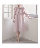 【メゾンドフルール/Maison de FLEUR】のラッフルボウタイワンピース 人気、トレンドファッション・服の通販 founy(ファニー) ファッション Fashion レディースファッション Fashion for Women ワンピース Dresses おすすめ Recommended / Our Picks リボン Ribbon, Bow エレガント 上品 Elegant 夏 Summer 春 Spring S/S・春夏 SS, Spring/Summer, Warm Season thumbnail Pink|ID: prp329100004863677 ipo3291000000036177231
