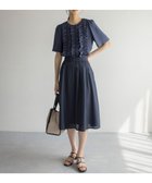 【組曲/KUMIKYOKU】のカラーボイル フレアスカート 人気、トレンドファッション・服の通販 founy(ファニー) ファッション Fashion レディースファッション Fashion for Women スカート Skirts Aライン・フレアスカート A-Line & Flared Skirts 春 Spring シアー Sheer, See-Through セットアップ Set-Up, Coordinated Outfit フレア Flare, Flared ブルゾン Blouson, Bomber Jacket ランダム Random, Irregular リラックス Relax, Relaxed Fit S/S・春夏 SS, Spring/Summer, Warm Season おすすめ Recommended / Our Picks 夏 Summer エレガント 上品 Elegant thumbnail ネイビー系|ID: prp329100004863680 ipo3291000000036177275