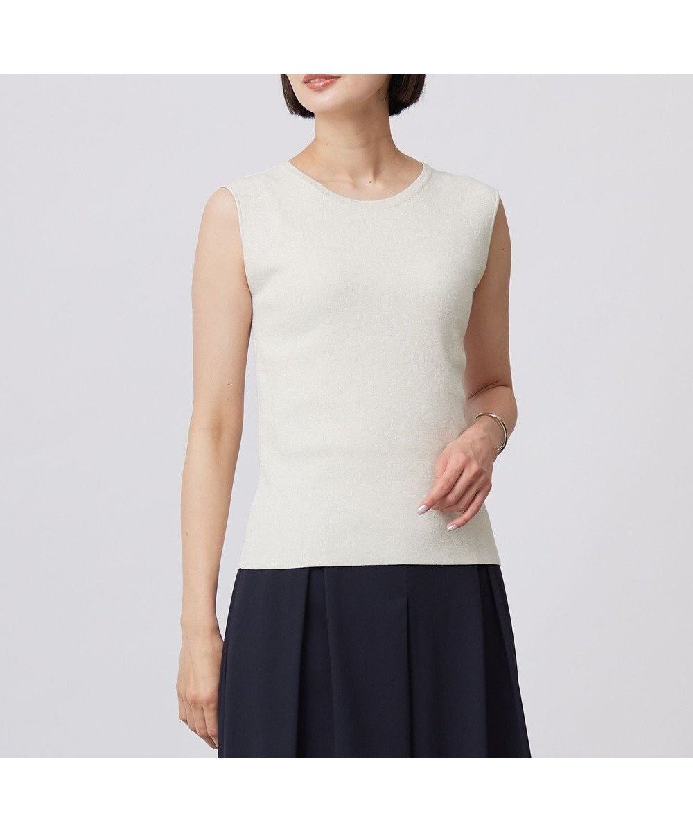 【ジェイ プレス/J.PRESS】の【WEB限定カラーあり・洗える】FINE SLEEVELESS ニット タンクトップ インテリア・キッズ・メンズ・レディースファッション・服の通販 founy(ファニー) 　ファッション　Fashion　レディースファッション　Fashion for Women　トップス・カットソー　Cut & Sew Tops　ニット　Knit Tops & Sweaters　インナー　Innerwear　カーディガン　Cardigan, Knitwear　ジャケット　Jacket, Outerwear　タンク　Tank Top, Sleeveless Top　エレガント 上品　Elegant　夏　Summer　春　Spring　S/S・春夏　SS, Spring/Summer, Warm Season　洗える　Machine Washable　ゴールド系|ID: prp329100004863682 ipo3291000000036177336