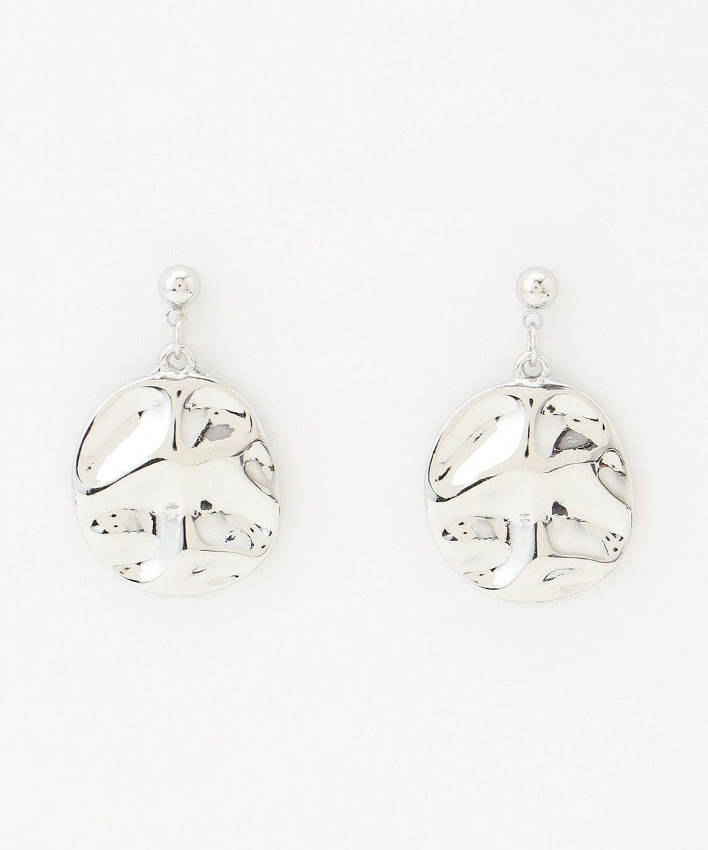 【エニー/ANY】の【WEB限定】ニュアンスラウンドピアス(両耳用) インテリア・キッズ・メンズ・レディースファッション・服の通販 founy(ファニー) 　ファッション　Fashion　レディースファッション　Fashion for Women　アクセサリー　Fashion Accessories　シンプル　Simple, Minimal　トレンド　Trend, Trending Now　フェミニン　Feminine, Girly　プレート　Plate, Dish　メタル　Metal, Metal Parts　再入荷　Restock / Back in Stock　おすすめ　Recommended / Our Picks　ギフト プレゼント　Gift / Present　シルバー|ID: prp329100004863713 ipo3291000000036178224