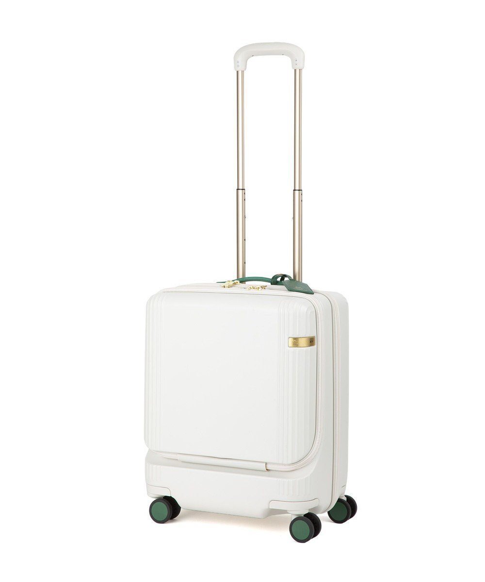 【エースバッグズアンドラゲッジ/ACE BAGS & LUGGAGE】のHAyU×ace. セダム スーツケース 40L 機内持込 09081 ハユ エース インテリア・キッズ・メンズ・レディースファッション・服の通販 founy(ファニー) 　ファッション　Fashion　レディースファッション　Fashion for Women　スーツ　Business Suits & Workwear　アンティーク　Antique-Inspired　エレガント 上品　Elegant　ネコ　Cat, Feline Motif　フロント　Front, Front Design　プリント　Print, Printed Pattern　プレート　Plate, Dish　ポケット　Pocket, Pocket Detail　リュック　Backpack, Rucksack　ワイヤー　Wire, Wired Bra　再入荷　Restock / Back in Stock　旅行　Travel　スーツケース キャリーケース　Suitcase / Carry Case　アイボリー|ID: prp329100004863725 ipo3291000000036178450