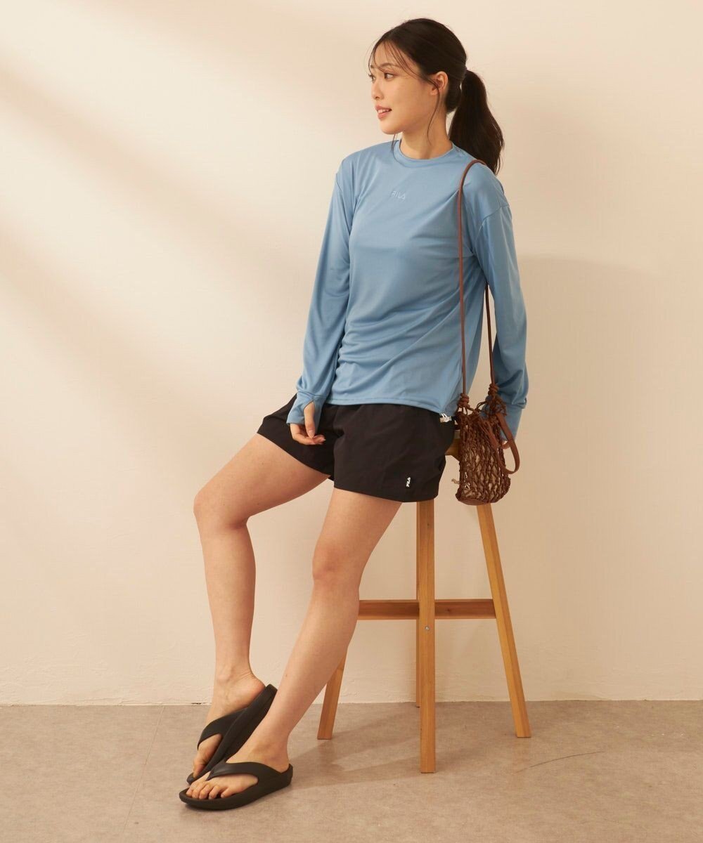 【その他のブランド/Other】の【FILA】リゾート水着 カバーアップ4点セット インテリア・キッズ・メンズ・レディースファッション・服の通販 founy(ファニー) 　ファッション　Fashion　レディースファッション　Fashion for Women　水着　Swimwear　レディース水着・ビーチウェア　Swimwear & Beachwear　イタリア　Italy　春　Spring　ショート　Short, Short Length　シンプル　Simple, Minimal　スポーツ　Sports, Activewear　タンク　Tank Top, Sleeveless Top　長袖　Long Sleeve, Full Sleeve　ビキニ　Bikini, Two-Piece Swimsuit　水着　Swimsuit, Swimwear　リゾート　Resort, Vacation Style　レギンス　Leggings, Stretch Pants　S/S・春夏　SS, Spring/Summer, Warm Season　夏　Summer　ブルー|ID: prp329100004863726 ipo3291000000036178461