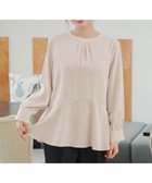 【ティアクラッセ/Tiaclasse】のイレギュラーヘムブラウス 人気、トレンドファッション・服の通販 founy(ファニー) ファッション Fashion レディースファッション Fashion for Women トップス・カットソー Cut & Sew Tops シャツ・ブラウス・オフィスカジュアル Elegant Blouses & Button-Ups アシンメトリー Asymmetrical Style ウォッシャブル Machine Washable 春 Spring 洗える Machine Washable 秋 Autumn シューズ Shoes, Footwear スリーブ Sleeve, Long Sleeve / Short Sleeve チュニック Tunic, Long Top フェミニン Feminine, Girly フレア Flare, Flared ペプラム Peplum, Flared Hem ポケット Pocket, Pocket Detail 冬 Winter / This Winter A/W・秋冬 Autumn/Winter 再入荷 Restock / Back in Stock エレガント 上品 Elegant 新作・新入荷 New Arrivals / New In ビジネス 仕事 通勤 Business / Work / Commuting thumbnail ライトベージュ|ID: prp329100004864175 ipo3291000000036198760