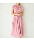 【フェルゥ/Feroux】のウエストシャーリングティアード ワンピース 人気、トレンドファッション・服の通販 founy(ファニー) ファッション Fashion レディースファッション Fashion for Women ワンピース Dresses インナー Innerwear キャミソール Camisole, Spaghetti Strap Top ギャザー Gathered, Ruffled シャーリング Shirring, Ruched ジョーゼット Georgette, Semi-Sheer Fabric ティアード Tiered, Tiered Style ティアードワンピース Tiered Dress, Flared Dress モノトーン Monotone, Black and White リゾート Resort, Vacation Style エレガント 上品 Elegant 夏 Summer 春 Spring S/S・春夏 SS, Spring/Summer, Warm Season thumbnail ピンク系|ID: prp329100004864178 ipo3291000000036198862