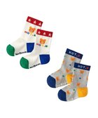 【ミキハウスホットビスケッツ/MIKI HOUSE HOT BISCUITS / KIDS】の【9-19cm】 クルー丈 ソックスパック2足セット マルチカラー|ID: prp329100004864199 ipo3291000000036199143