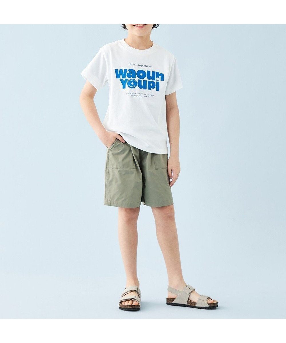 【アンフィーロ/UNFILO / KIDS】の【110-150cm】FINE MOVE ショートパンツ(UNISEX) インテリア・キッズ・メンズ・レディースファッション・服の通販 founy(ファニー) 　ファッション　Fashion　キッズファッション　Fashion for Kids　ボトムス　Bottoms　アウトドア　Outdoor Clothing　春　Spring　キュロット　Culottes, Wide Shorts　軽量　Lightweight, Ultra Light　ショート　Short, Short Length　ハンカチ　Handkerchief, Hanky　ユニセックス　Unisex, Genderless　ラップ　Wrap, Wrap Design　S/S・春夏　SS, Spring/Summer, Warm Season　夏　Summer　カーキ|ID: prp329100004864209 ipo3291000000036199314