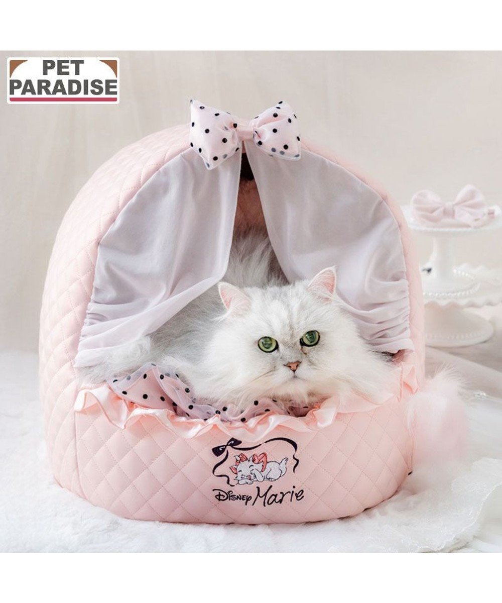 【ペットパラダイス/PET PARADISE / GOODS】のディズニー マリー ゆりかごハウス ピンク インテリア・キッズ・メンズ・レディースファッション・服の通販 founy(ファニー) 　洗える　Machine Washable　猫　Cat, Kitty　ホーム・キャンプ・アウトドア・お取り寄せ　Home Living / Home & Lifestyle / Camping Gear / Outdoor Camping　ペットグッズ　Pet Supplies　ライトピンク|ID: prp329100004864217 ipo3291000000036199396