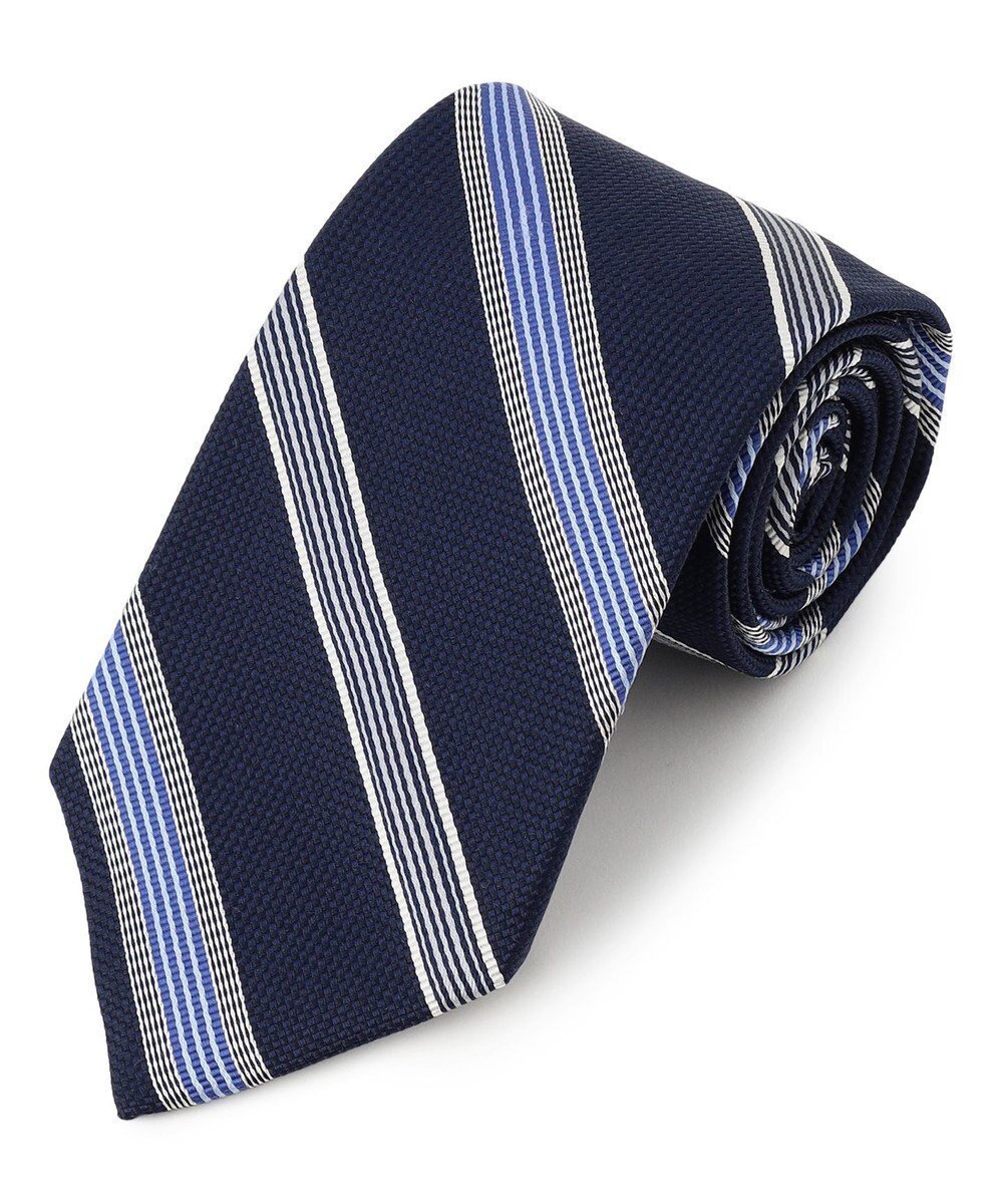 【ジェイ プレス/J.PRESS / MEN】の【STRUCTURE MIX COLLECTION】レジメンタル ネクタイ インテリア・キッズ・メンズ・レディースファッション・服の通販 founy(ファニー) 　ファッション　Fashion　メンズファッション　Fashion for Men　ジャケット　Jacket, Outerwear　ストライプ　Stripe, Striped Pattern　スーツ　Suit, Formalwear　ネイビー系1|ID: prp329100004864241 ipo3291000000036199755