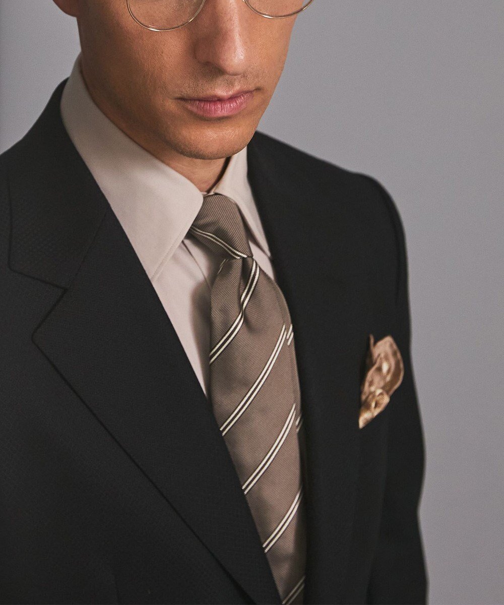 【五大陸/gotairiku / MEN】のGOTAIRIKU別注【日本製】シルク ネクタイ_レジメンタル柄 人気、トレンドファッション・服の通販 founy(ファニー) 　ファッション　Fashion　メンズファッション　Fashion for Men　シルク　Silk, 100% Silk　スーツ　Suit, Formalwear　別注　Limited Edition, Custom Order　モダン　Modern, Contemporary　A/W・秋冬　Autumn/Winter　日本製　Made In Japan　2025年　2025　2025-2026秋冬・A/W　Autumn/Winter 2025–26 AW25–26　 other-1|ID: prp329100004864248 ipo3291000000036199833