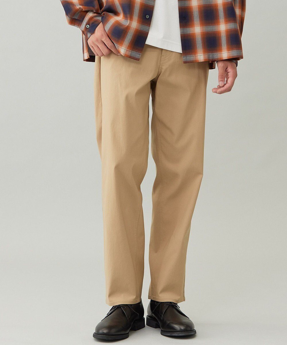 【アンフィーロ/UNFILO / MEN】のCOTTON TOUCH 機能美パンツ ストレート インテリア・キッズ・メンズ・レディースファッション・服の通販 founy(ファニー) 　ファッション　Fashion　メンズファッション　Fashion for Men　ボトムス　Bottoms　吸水　Absorbent, Quick-Dry　ジャケット　Jacket, Outerwear　ストレッチ　Stretch, Stretchy Fabric　ストレート　Straight, Straight Cut　スマート　Smart, Elegant　スラックス　Slacks, Dress Pants　デニム　Denim, Jeans Material　ポケット　Pocket, Pocket Detail　A/W・秋冬　Autumn/Winter　S/S・春夏　SS, Spring/Summer, Warm Season　おすすめ　Recommended / Our Picks　夏　Summer　エレガント 上品　Elegant　ビジネス 仕事 通勤　Business / Work / Commuting　ベージュ|ID: prp329100004864252 ipo3291000000036199900