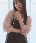 【フェルゥ/Feroux】の袖チュールリボンスキッパー ブラウス 人気、トレンドファッション・服の通販 founy(ファニー) ファッション Fashion レディースファッション Fashion for Women トップス・カットソー Cut & Sew Tops シャツ・ブラウス・オフィスカジュアル Elegant Blouses & Button-Ups インナー Innerwear キャミ Camisole, Cami Top シャーリング Shirring, Ruched スキッパー Skipper, Open Collar チュール Tulip, Tulip Motif トレンド Trend, Trending Now リボン Ribbon, Bow 今季 This Season, Current Season A/W・秋冬 Autumn/Winter thumbnail ピンク系|ID: prp329100004864294 ipo3291000000036200720