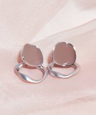 【ティアクラッセ/Tiaclasse】のカラーメタルリングピアス シルバー×ピンク|ID: prp329100004864311 ipo3291000000036201151