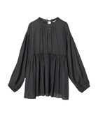 【クラフトスタンダードブティック/CRAFT STANDARD BOUTIQUE】の後リボン切替ギャザーチュニックブラウス Charcoal Gray|ID: prp329100004864312 ipo3291000000036201180