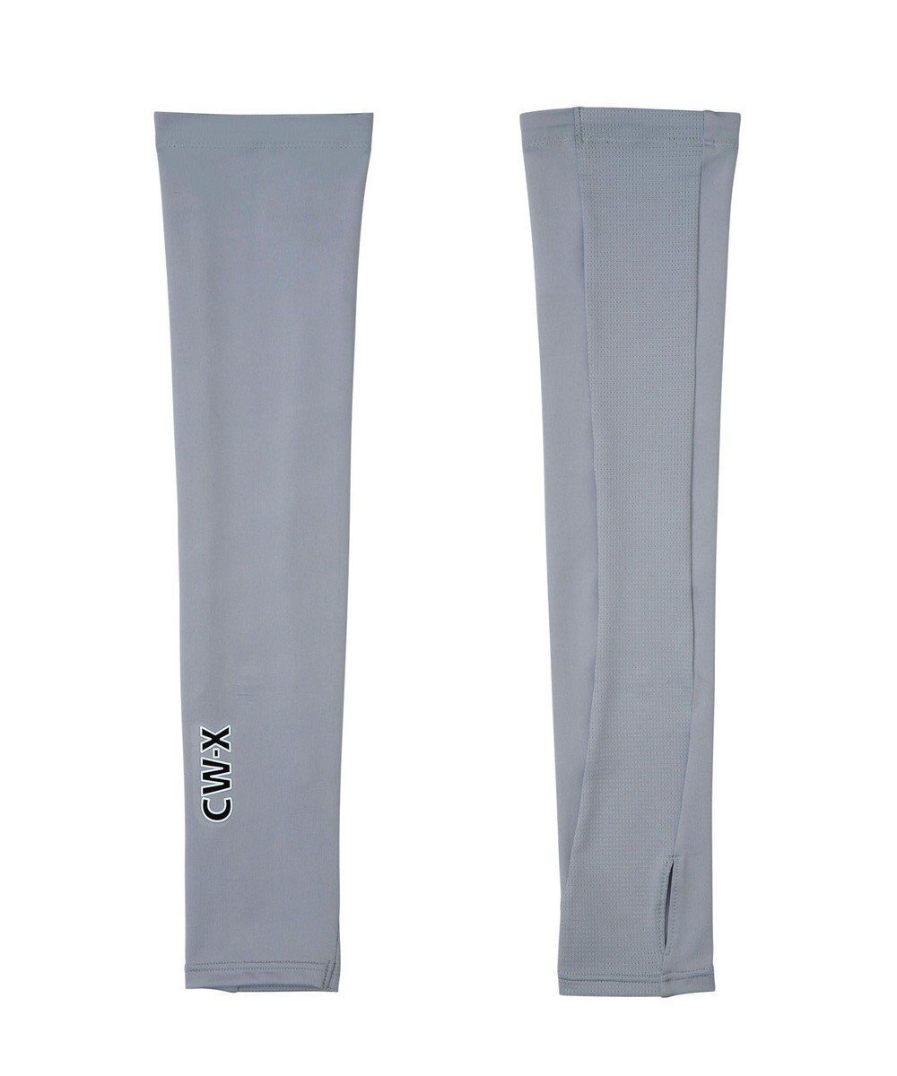 【シーダブリューエックス/CW-X】の【UNISEX】 アームカバー 両手用 サムホールつき 吸汗速乾 /ワコール HYR610 インテリア・キッズ・メンズ・レディースファッション・服の通販 founy(ファニー) 　ファッション　Fashion　レディースファッション　Fashion for Women　ユニセックス　Unisex, Genderless　ストレッチ　Stretch, Stretchy Fabric　フィット　Fit, Slim Fit　メッシュ　Mesh, Net Fabric　切替　Switching, Contrast Panel　抗菌　Antibacterial, Bacteria-Resistant　シルバーグレー|ID: prp329100004864313 ipo3291000000036201196