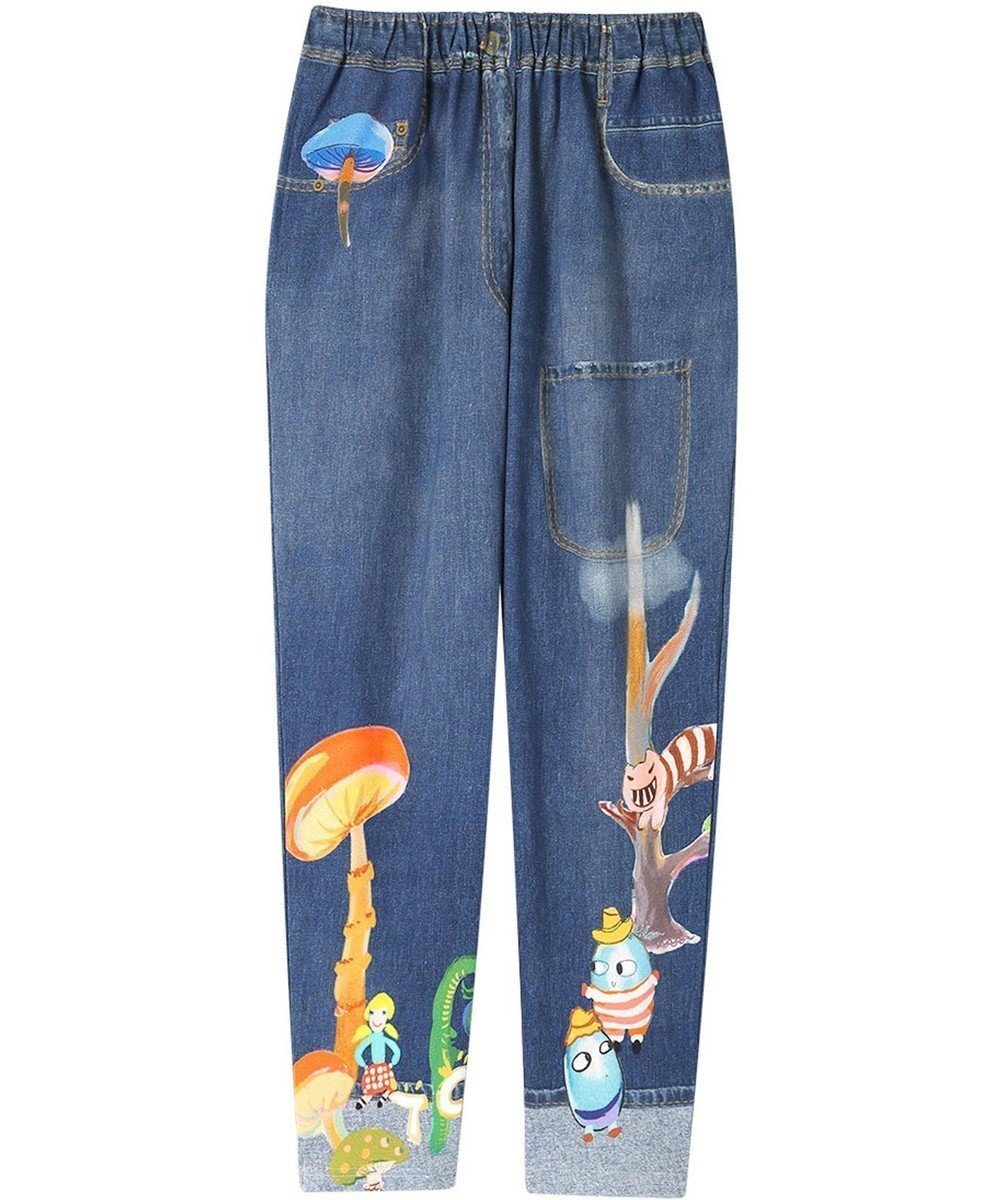 【ツモリチサト スリープ/tsumori chisato SLEEP】のツモリチサト ボトムス 綿100%(本体) ミニ裏毛素材 長ズボン レディース UOX587 /ワコール インテリア・キッズ・メンズ・レディースファッション・服の通販 founy(ファニー) 　ファッション　Fashion　レディースファッション　Fashion for Women　デニム　Denim, Jeans Material　パジャマ　Pajamas, Sleepwear　プリント　Print, Printed Pattern　ボトム　Bottoms, Lower Wear　ポケット　Pocket, Pocket Detail　コン|ID: prp329100004864320 ipo3291000000036201360