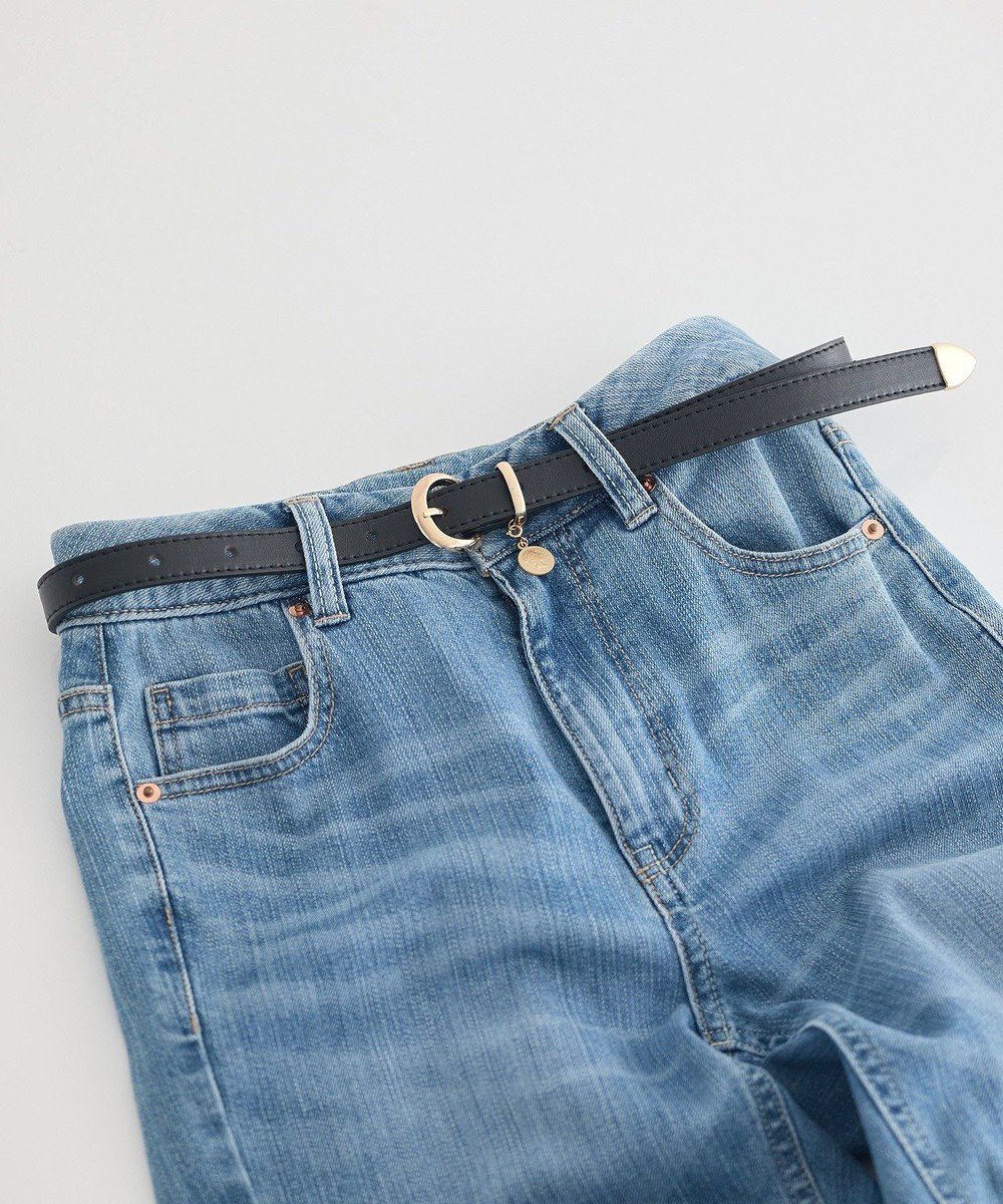 【アースミュージックアンドエコロジー/earth music&ecology】のコインベルト インテリア・キッズ・メンズ・レディースファッション・服の通販 founy(ファニー) 　ファッション　Fashion　レディースファッション　Fashion for Women　ベルト&ウエストマーク　Belts & Waist Accessories　コイン　Coin, Coin Design　シンプル　Simple, Minimal　チャーム　Charm, Pendant　デニム　Denim, Jeans Material　フェイクレザー　Faux Leather, PU Leather　エレガント 上品　Elegant　Black|ID: prp329100004864322 ipo3291000000036201395