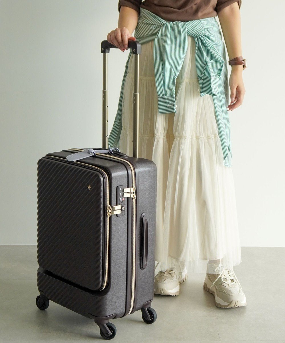 【エースバッグズアンドラゲッジ/ACE BAGS & LUGGAGE】のJewelna Rose HaNT ×Jewelna Rose コラボ スーツケース 機内持ち込み フロントオープン 34L 06820 ジュエルナローズ 人気、トレンドファッション・服の通販 founy(ファニー) ファッション Fashion レディースファッション Fashion for Women スーツ Business Suits & Workwear エレガント 上品 Elegant コラボ Collaboration, Collab 巾着 Drawstring Bag, Kinchaku スリーブ Sleeve, Long Sleeve / Short Sleeve トラベル Travel, Travel Gear 人気 Popular, Best Seller フェミニン Feminine, Girly フラワー Flower, Floral フロント Front, Front Design ポケット Pocket, Pocket Detail ポーチ Pouch, Small Case リュック Backpack, Rucksack 再入荷 Restock / Back in Stock おすすめ Recommended / Our Picks 旅行 Travel スーツケース キャリーケース Suitcase / Carry Case 卒業式 Graduation Ceremony other-1|ID: prp329100004864323 ipo3291000000036201404