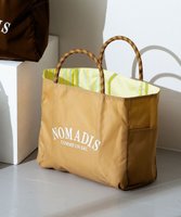 【23区/NIJYUSANKU】の【23区別注/WEB 一部店舗限定】NOMADIS SAC ストライプ ロゴ トートバッグ 人気、トレンドファッション・服の通販 founy(ファニー) ファッション Fashion レディースファッション Fashion for Women バッグ Bags イエロー Yellow 春 Spring ストライプ Stripe, Striped Pattern デニム Denim, Jeans Material プリント Print, Printed Pattern ベーシック Basic, Essential ポケット Pocket, Pocket Detail 別注 Limited Edition, Custom Order リバーシブル Reversible, Two-Sided S/S・春夏 SS, Spring/Summer, Warm Season 夏 Summer 2026年 2026 |ID:prp329100004864346
