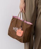 【23区/NIJYUSANKU】の【23区別注/WEB 一部店舗限定】NOMADIS SAC ストライプ ロゴ トートバッグ 人気、トレンドファッション・服の通販 founy(ファニー) ファッション Fashion レディースファッション Fashion for Women バッグ Bags イエロー Yellow 春 Spring ストライプ Stripe, Striped Pattern デニム Denim, Jeans Material プリント Print, Printed Pattern ベーシック Basic, Essential ポケット Pocket, Pocket Detail 別注 Limited Edition, Custom Order リバーシブル Reversible, Two-Sided S/S・春夏 SS, Spring/Summer, Warm Season 夏 Summer 2026年 2026 thumbnail ブラウン系|ID: prp329100004864346 ipo3291000000036201775