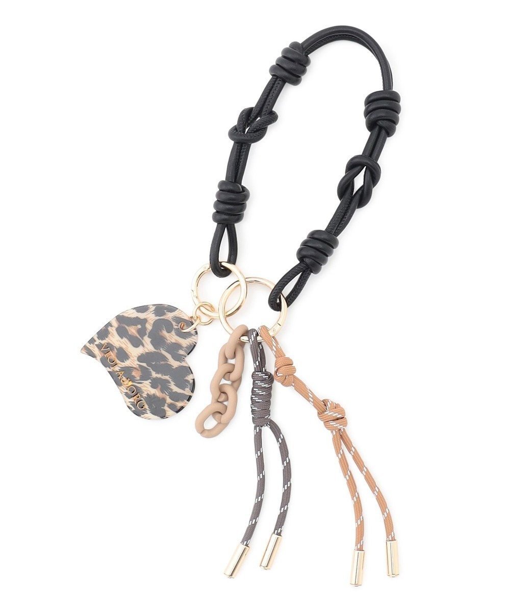 【23区/NIJYUSANKU】のVIOLAd ORO アクリル コード マルチパーツ バッグチャーム インテリア・キッズ・メンズ・レディースファッション・服の通販 founy(ファニー) 　ファッション　Fashion　レディースファッション　Fashion for Women　ミニ財布・二つ折り財布　Wallets & Card Cases　アクリル　Acrylic Material　イタリア　Italy　キーホルダー　Keychain, Key Holder　シルバー　Silver, Metallic Silver　シンプル　Simple, Minimal　財布　Wallet, Purse　チェーン　Chain, Chain Strap　チャーム　Charm, Pendant　人気　Popular, Best Seller　バランス　Balance, Style Balance　ミックス　Mix, Mixed Style　レオパード　Leopard, Animal Print　S/S・春夏　SS, Spring/Summer, Warm Season　夏　Summer　2026年　2026　ブラック系|ID: prp329100004864348 ipo3291000000036201812